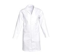 Blouse homme manches longues 100% coton blanc, taille 36 / 38