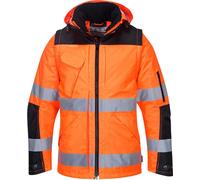Blouson 3-en-1 Pro Hi-vis - Taille 4xl - Orange/noir - Portwest