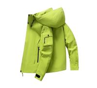 Blouson Aviateur Homme Work Jacket Hooded Solid Utility Durable