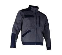 Blouson bicolore multipoche LMA CARBURE - Gris Foncé / Noir - S XXL