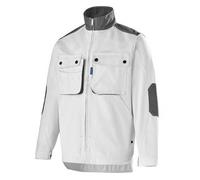 Blouson De Peintre Avec Manches Amovibles Craft Paint Blanc Et Gris - T4 Cepovett Safety