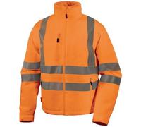 Blouson De Travail Imperméable Stretch Haute Visibilité Flenhv - Orange - Taille M Delta Plus