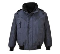 Blouson de travail pilote imperméable manches amovibles 3-en-1 Portwest Bomber Marine M