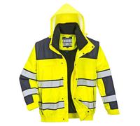 Blouson Hivis 3 En 1 Couleur : Jaune/marine Taille M - Portwest