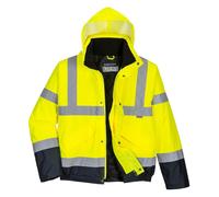 Blouson Hv Bicolore Couleur : Jaune/marine Taille L - Portwest