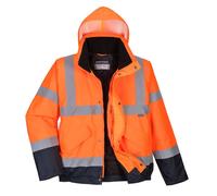 Blouson Hv Bicolore Couleur : Orange/marine Taille L - Portwest
