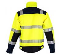 Blouson réflexion haute visibilité jaune/marine - LMA - 2219