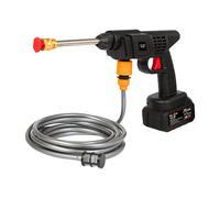 Blow Nettoyeur Haute Pression Sans Fil 26 bar 260W 21V 2x Batteries Tuyau 5m
