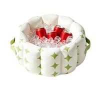 Blow Up Cooler - Foldable PVC Ice Chest, Portable Beverage Holder