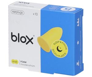blox® Gamme Sleep & Focus - Mousse Small Jaune Bouchons D'Oreille 5 pc(s)