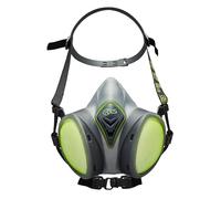 BLS 8600next A2P3 R D Demi-masque de Protection en TPE avec Filtres A2P3 Intégrés, Prêt à l'Emploi et Sans Entretien. Pour Gaz/Vapeurs, Poussières, Mauvaises Odeurs, peinture, Masticage et Solvants