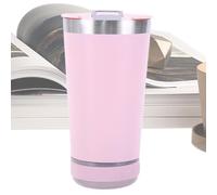 Blu-etooth Gobelet de isotherme en acier inoxydable 473 ml | Gobelet avec haut-parleur sans fil - 473 ml - Tasse isotherme en acier inoxydable - Bord sans bavure - Portable - Pour la