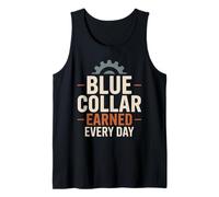 Blue Collar Lifestyle Collier Bleu Pride Working Class Débardeur