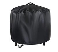 Blue Fish Protection pour Braséro Rond Couverture Foyer Bâche Protection avec Cordon Serrage pour Foyer Extérieur Jardin Patio Imperméable