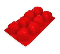 Blue Fox Moule en Silicone avec cœurs, 55 Mignon Petit cœur, Moule en Silicone, Party - Glaçons, Chocolat, pralines Moule, Idée de Cadeau, Couleur : Rose 8 Herzen