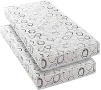 BLUE MOON Lot de 2 Matelas Sympa 90x200 | 2 Couchages | 14 cm | Mousse Ferme Haute Résilience 28 kg/m³ | 5 Zones de Confort | Livré Compressé | Compatible IKEA | Fabriqué en Belgique