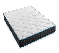 BLUE MOON Matelas Premium Atmosphere 140x190cm. 7 Zones de Confort. Épaisseur 19 cm. Ressorts Ensachés. Fabriqué en Belgique. Garantie 10ans