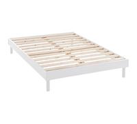 BLUE MOON Sommier Eco Easykit Blanc 160x200-12 Lattes Larges - Hauteur 27cm - Montage Rapide et Simple