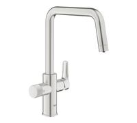 Blue Pure Start mitigeur évier avec filtration de l'eau, inox (G30595DC0)