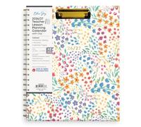 Blue Sky Agenda scolaire hebdomadaire et mensuel 2026-2027, 21,6 x 27,9 cm | Juillet 2026 à juin 2027, couverture rigide, reliure à spirale, onglets plastifiés, année scolaire, planificateur de leçons