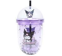 Blue Sky Studios Kuromi - Tasse à thé, bouteille de boisson mignonne avec paille, marchandise et cadeau kawaii