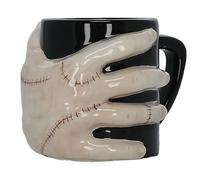 Blue Sky Designs Tasse céramique Mercredi, Main de Chose 3D, sous licence, 330 ml, Multicolore