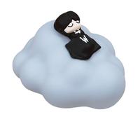 Blue Sky Studios Wednesday Cloud Light - Lampe rechargeable USB-C avec 3 niveaux de luminosité - Design en vinyle souple - Wednesday endormie sur un nuage - Lampe de bureau de nuit