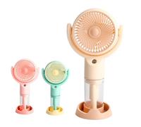BLUE SKY - Ventilateur Brumisateur - Accessoire De Voyage - 042897 - Couleur Aléatoire - Plastique - 18 cm - Rechargeable - Compact - 3 Vitesses - USB-C - Réservoir d'Eau Intégré - À Partir de 14 ans
