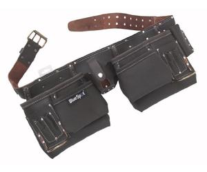Blue Spot 16335 Ceinture porte-outils double en cuir tanné à l'huile