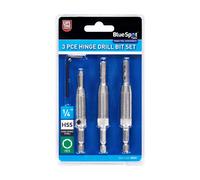 Blue Spot Tools - Jeu de mèches pour charnières, 3 pièces
