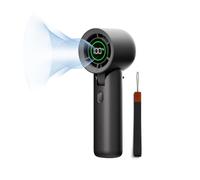 Blueair AlwaysCool F7 Ventilateur Portable à Main, Jusqu’à 36 Heures d’Autonomie, Refroidissement Personnel Silencieux avec Flux d’Air Puissant,Rechargeable USB-C, Ventilateur Compact-Charbon Nocturne