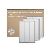 BLUEAIR Filtre à Particules Officiel DH3i - Remplacement certifié pour purificateur d’air 2-en-1 purification & humidification - Capture pollen, poussière & poils d’animaux - Compatible DH3i