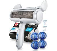 BluePet Rouleau Anti Poils Animaux, Brosse Anti Poil, Enlever Poil Chien & Chat, Réutilisable, Attrape Les Poils du Canapé, Tapis & Voiture, Pet Hair Remover, Anti Peluche