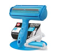 BluePet Rouleau Anti Poils Animaux, Brosse Anti Poil + Mini Rouleau Adhésif | Enlever Poil Chien & Chat, Réutilisable, Attrape Les Poils du Canapé, Tapis & Voiture, Pet Hair Remover, Anti Peluche