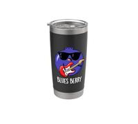 Blues Berry Jeu de mots amusant aux fruits Gobelet isotherme en acier inoxydable double paroi