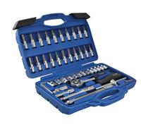 BlueSpot 0.6cmD Douille Métrique et Bit Set 46 Pièce Inclus Hexagonale & Torx B