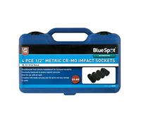 BlueSpot Tools 01528 Douilles à chocs métriques Cr-Mo 4PCE 30-36 mm Noir