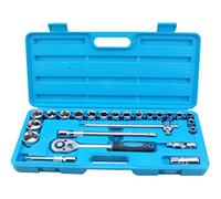 BlueSpot Tools 01548 Coffret de 24 douilles métriques 1/2" 10-32 mm