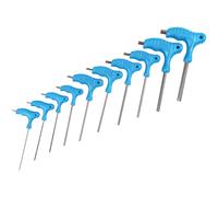 BlueSpot Tools 12185 Métrique Poignée en T Clé Hexagonale Set, 10 Pièce (2-10mm)