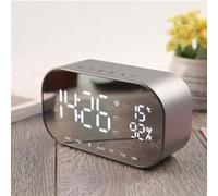 Bluetooth réveil horloge enceinte haut-parleur - Gris Gris G