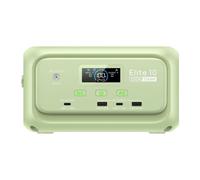 BLUETTI Elite 10 Mini-Powerstation, portable, batterie de 128 Wh avec prise de courant alternatif de 200 W, UPS, générateur solaire à charge rapide pour le camping et les voyages -Vert