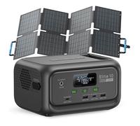 BLUETTI Elite 10 Mini-Powerstation, portable, batterie de 128 Wh avec panneau solaire de 60 W, UPS, générateur solaire à charge rapide pour le camping et les voyages