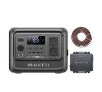 BLUETTI Elite 100 V2 + Charger 1 Station d'énergie portable, batterie de secours de 1024Wh avec 2 sorties AC de 1800W , générateur solaire pour le camping, les pannes de courant