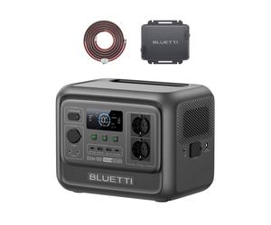 BLUETTI Elite 100 V2 + Charger 1 Station d'énergie portable, batterie de secours de 1024Wh avec 2 sorties AC de 1800W , générateur solaire pour le camping, les pannes de courant