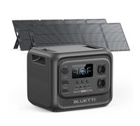 BLUETTI Elite 300 Générateur Électrique Portable avec 2 Panneaux Solaires 200W inclus (expédiés séparément), Batterie Nomade LFP 3014,4Wh avec prises CA 2400W (surge 4800W), pour Secours Domestique