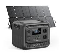 BLUETTI Elite 300 Générateur Électrique Portable avec Panneau Solaire 500 W inclus (expédié séparément), Batterie Nomade LFP 3014,4 Wh avec prises CA 2400W (surge 4800W), pour Secours Domestique