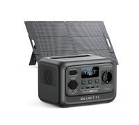 BLUETTI Générateur Solaire Elite 30 V2 avec Panneau Solaire 100W (Expédié Séparément), Station d'Énergie Portable 288Wh LiFePO4, Prises CA 600W (1500W Puissance de Crête), pour Camping, Urgence