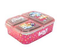 Bluey Boîte à repas rectangulaire à compartiments multiples pour enfants - Sans BPA