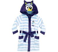 BlueY Robe De Chambre Robe De Chambre Garcon | Peignoir De Bain Garçon Avec Capuche Et Oreilles En 3D | Bleu18-24 mois