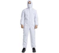 BLUEZY Combinaison De Vêtements De Travail De Protection De Blindage EMF RF, Anti-Rayonnement, Anti-Radiation en Fiber d'argent, Vêtements De Protection Contre Les Ondes Électromagnétiques B,L